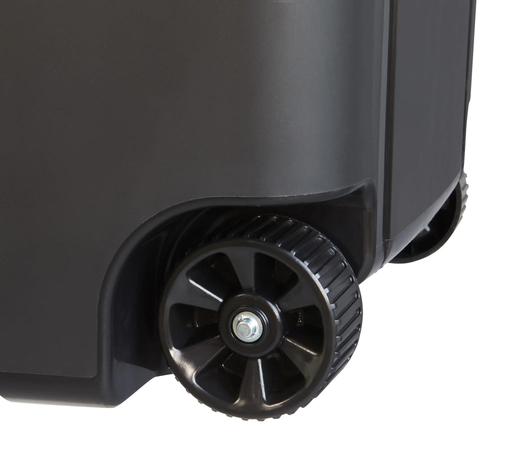 45 Gallon Black Wheeled Plastic Garbage Can H96877
