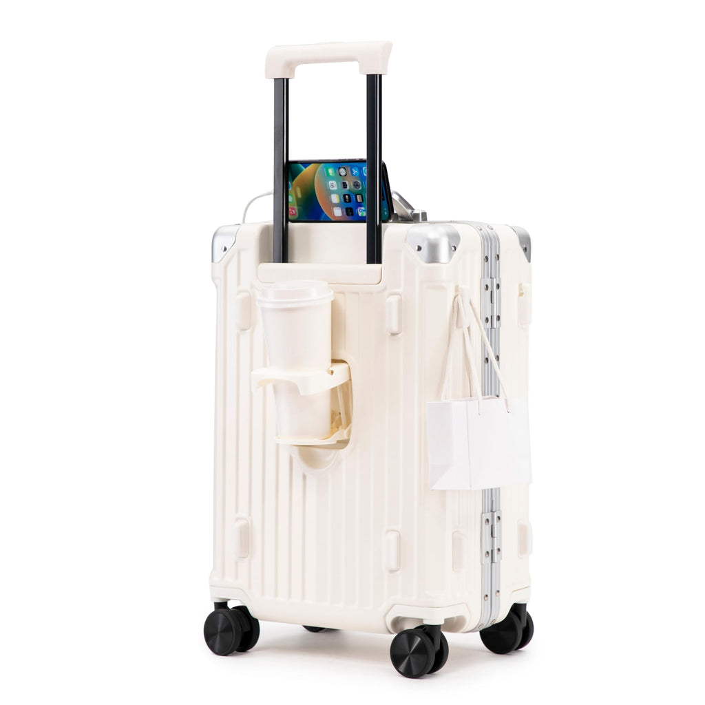 20 In Aluminum Frame ABS Hard Shell Carry On Luggage X748