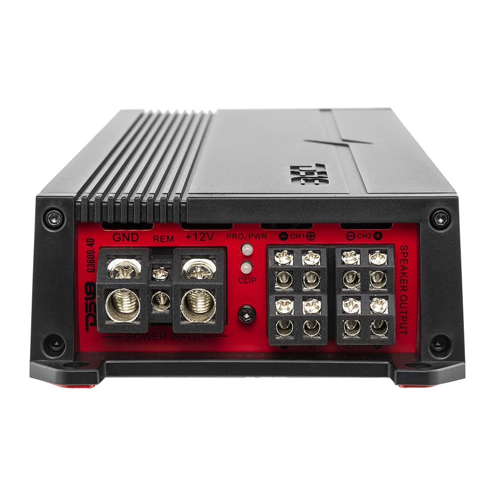 4-Channel Class D Car Audio Amplifier 3600 Watts V1422
