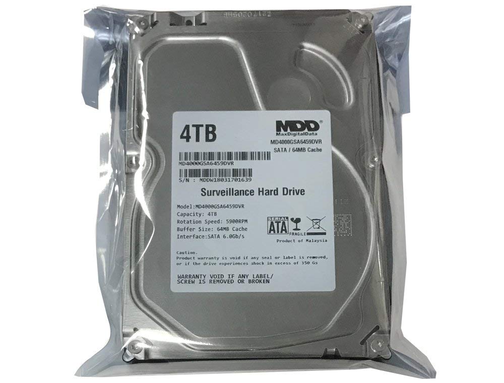 4TB 64MB Cache 5900PM SATA 6Gbps 3.5-inch Internal Surveillance Hard Drive B480474