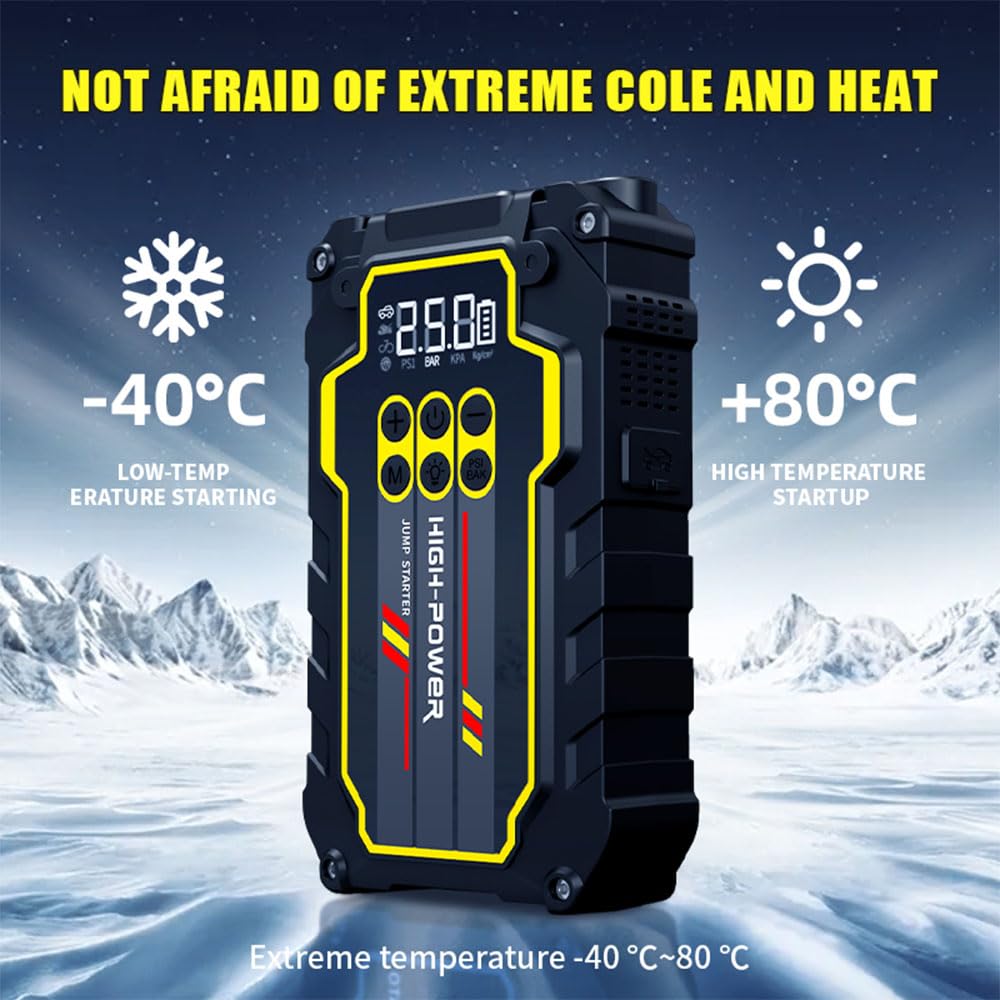 4000A 12V Portable Jump Starter with Air Compressor C280
