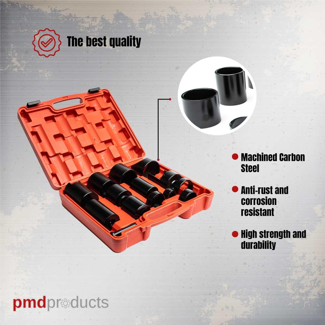 21-Piece Heavy Duty Forged Steel Ball Joint Press Kit B38638