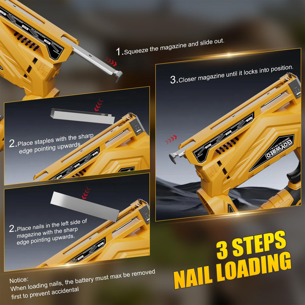 21V Cordless 18 Gauge 3-in-1 Brad Nailer S892