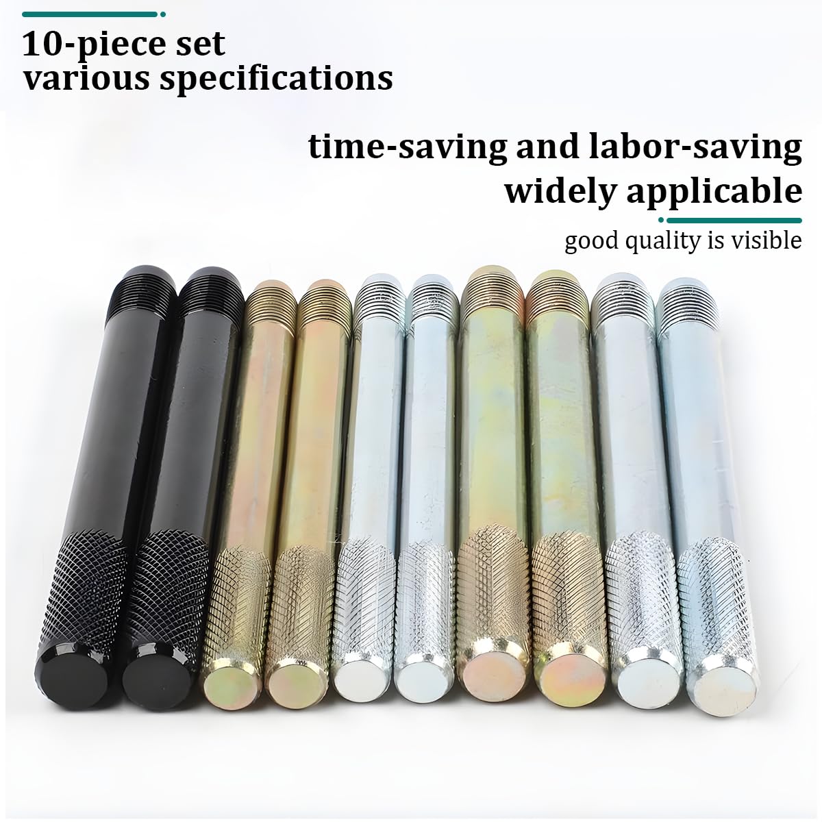 10PCS Wheel Alignment Pin Guide Tool M14 x 1.5/1.25 M12 x 1.5/1.25 M15 x 1.25 E2547