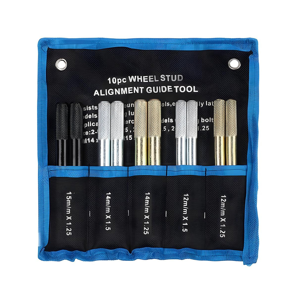 10PCS Wheel Alignment Pin Guide Tool M14 x 1.5/1.25 M12 x 1.5/1.25 M15 x 1.25 E2547