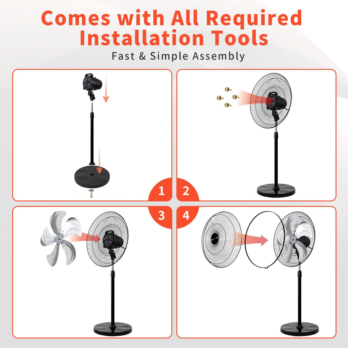20 Inch Pedestal Fan E8842