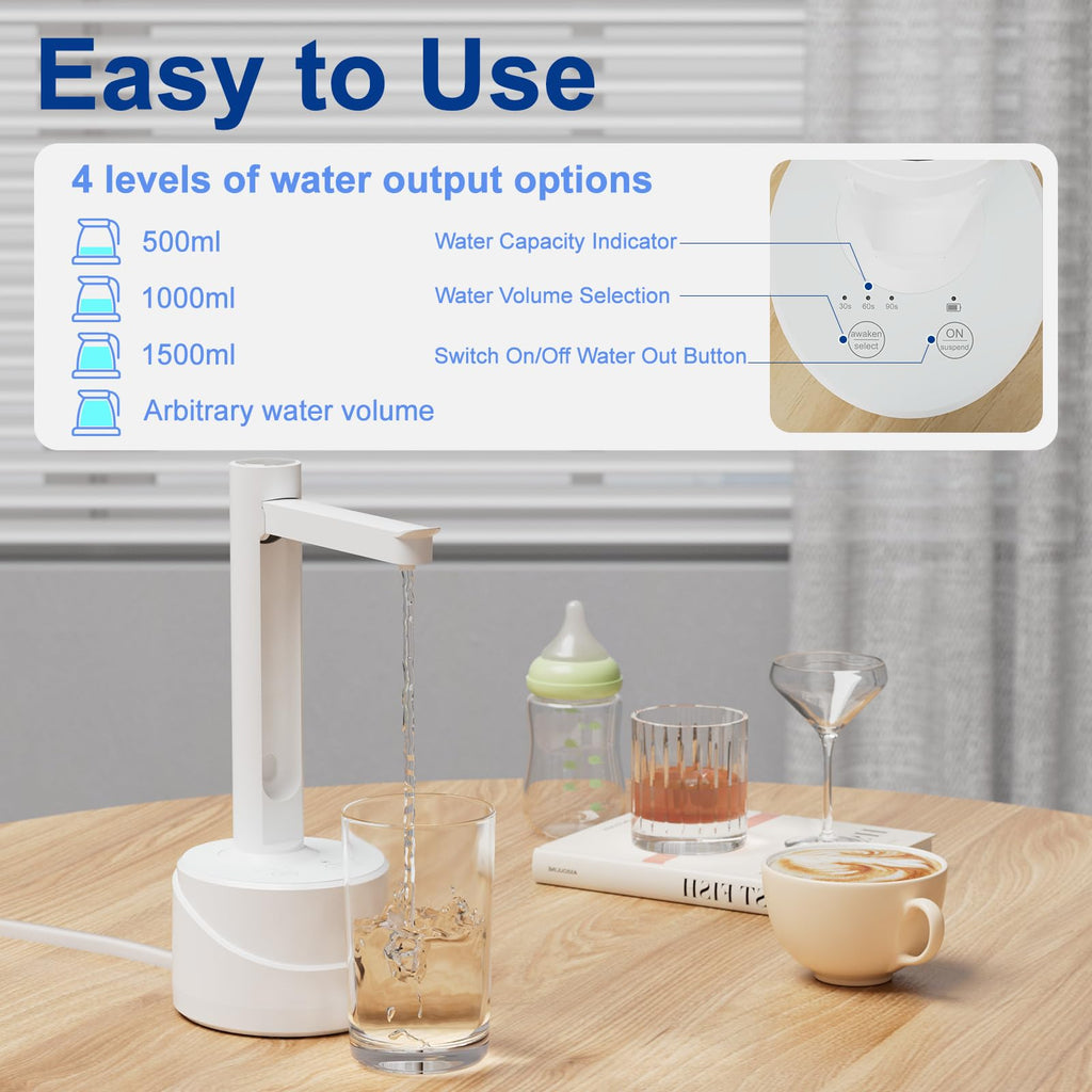 5 Gallon USB Type-C Electric Water Bottle Dispenser N355133