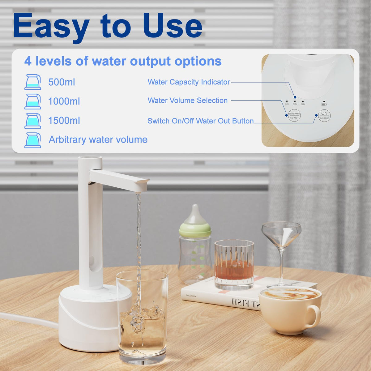 5 Gallon USB Type-C Electric Water Bottle Dispenser N355133