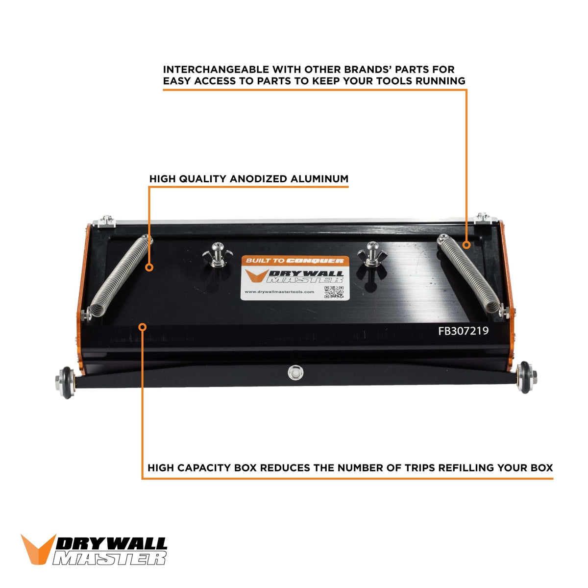 10" & 12" High Capacity Flat Box Set with Pump, Filler, and 42" 180 Sure-Stop Handle S902808