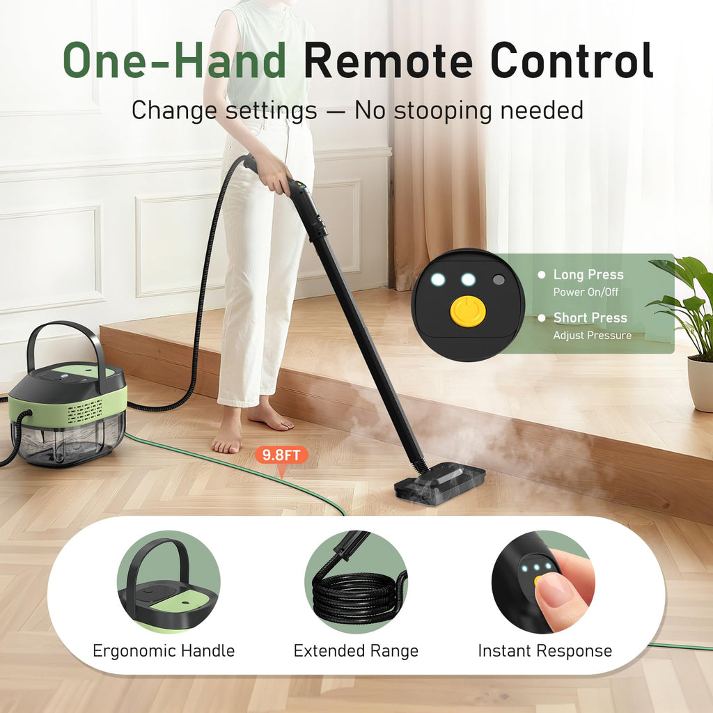 14 IN 1 Steam Cleaner Mop, Handheld Steamer, 1.6L Tank C805373