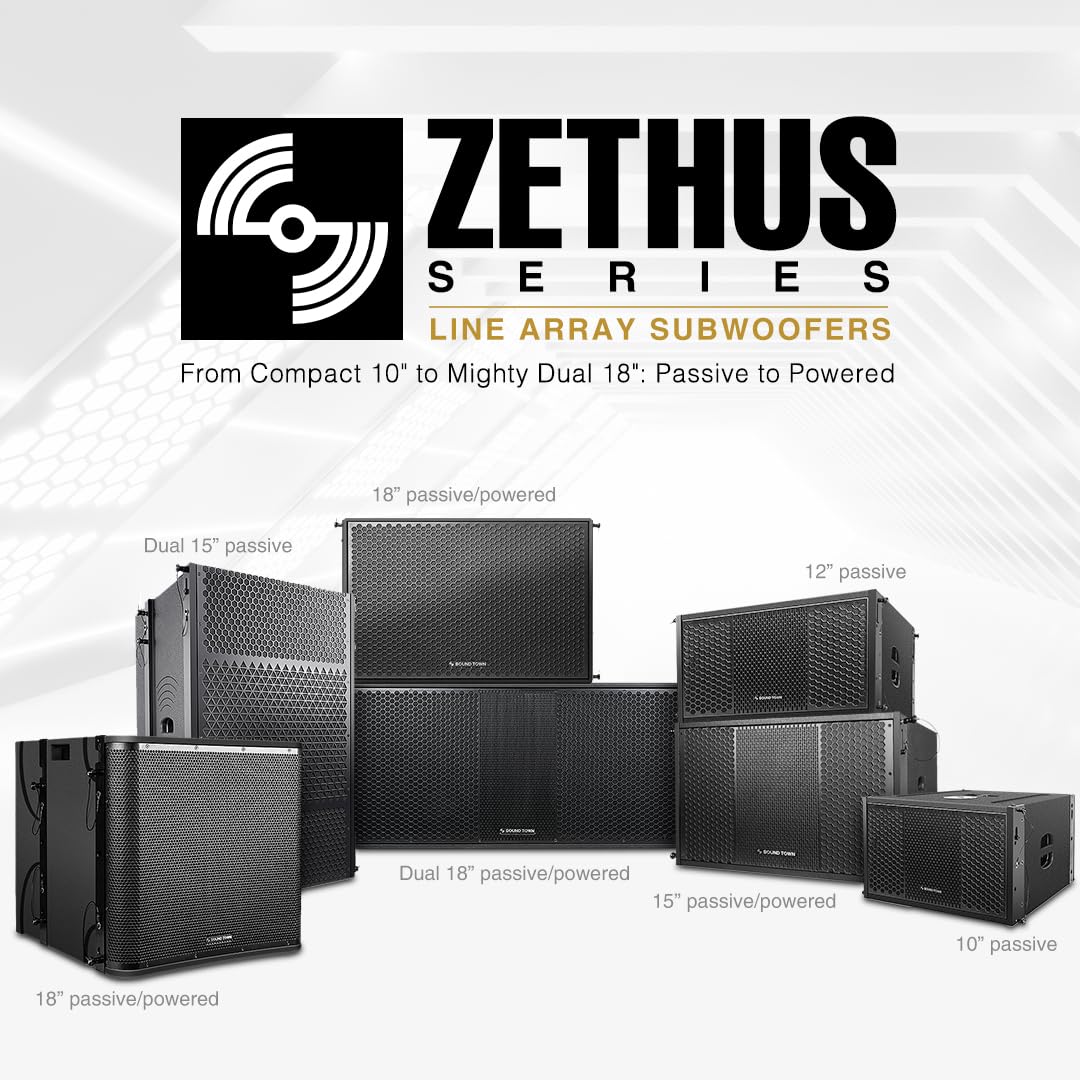 18” 1600W Powered Line Array Subwoofer with DSP U191