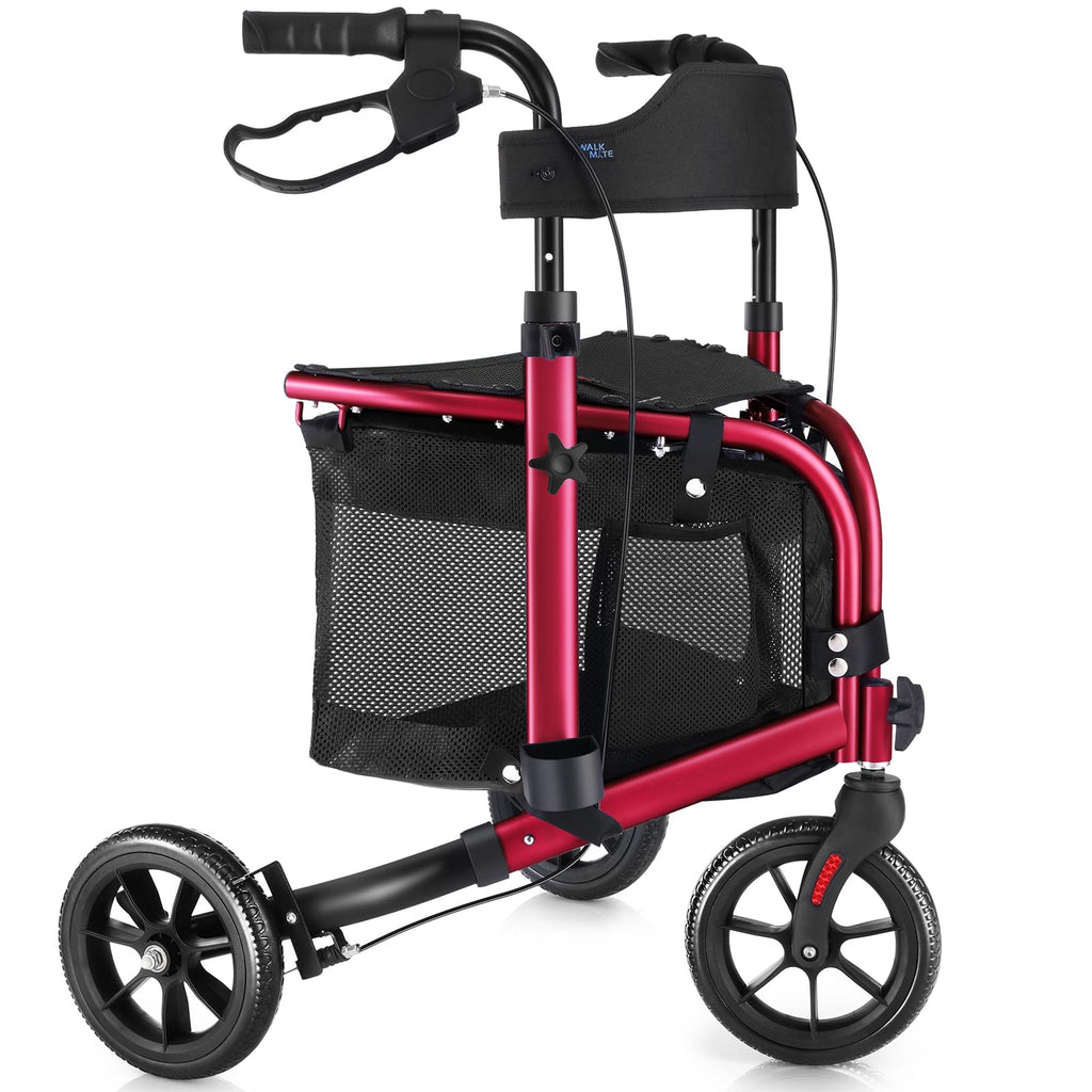 3 Wheel Rollator Walker with Seat V9994
