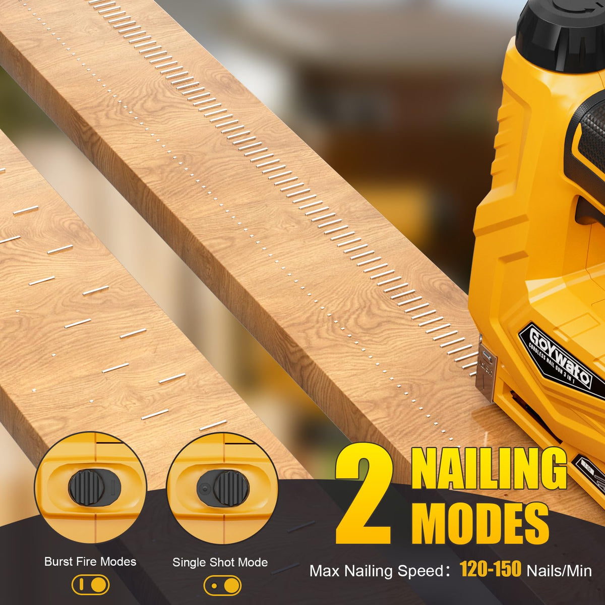 21V Cordless 18 Gauge 3-in-1 Brad Nailer S892