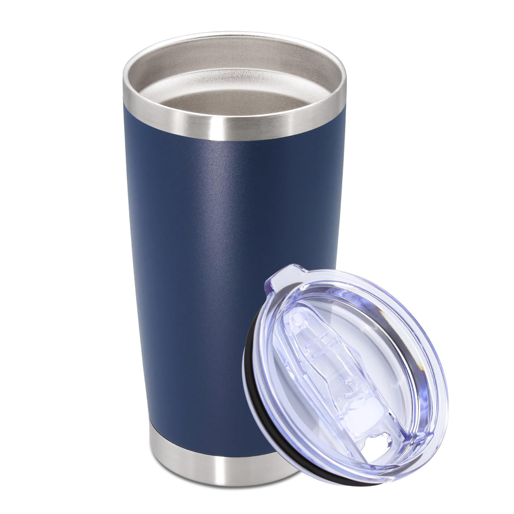 20oz Stainless Steel Tumbler with Lid Navy Q547