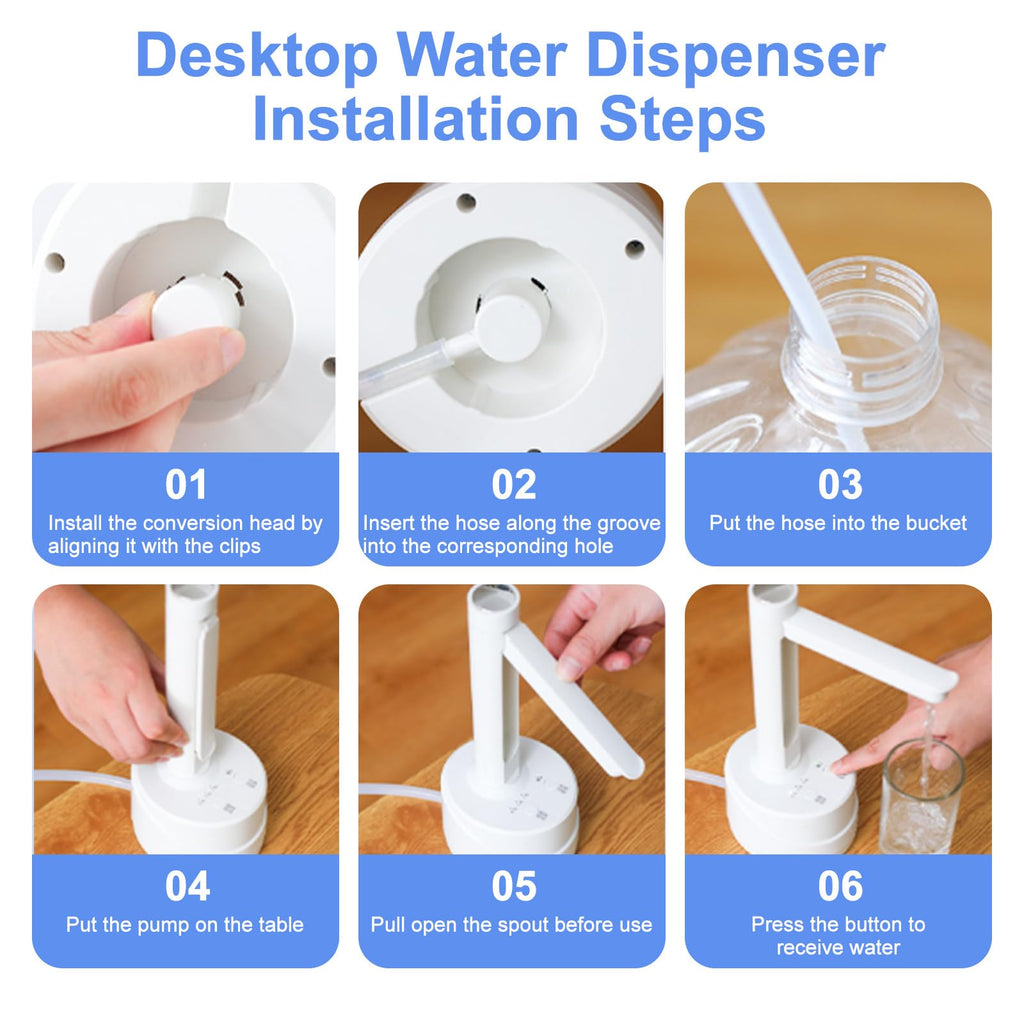 5 Gallon USB Type-C Electric Water Bottle Dispenser N355133