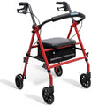 Heavy-Duty Rollator Walker with Seat X233748