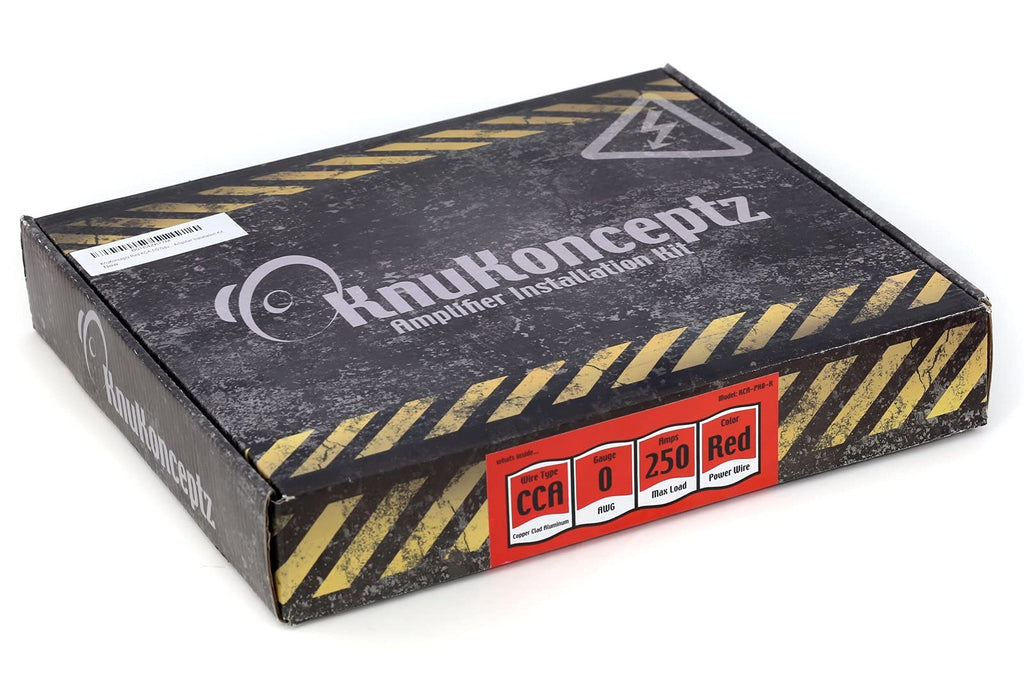 1/0 Gauge 2 Channel Amplifier Installation Wiring Kit X9460
