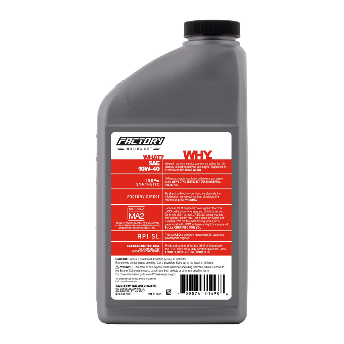 10W40 Oil Change Kit G1132