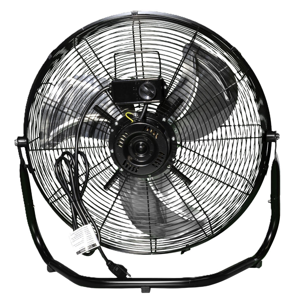 20 Inch 3 Speed Black High Velocity Fan H699