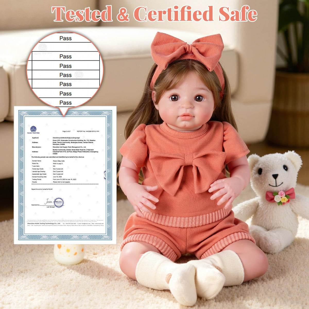 20 Inch Realistic Baby Doll T958
