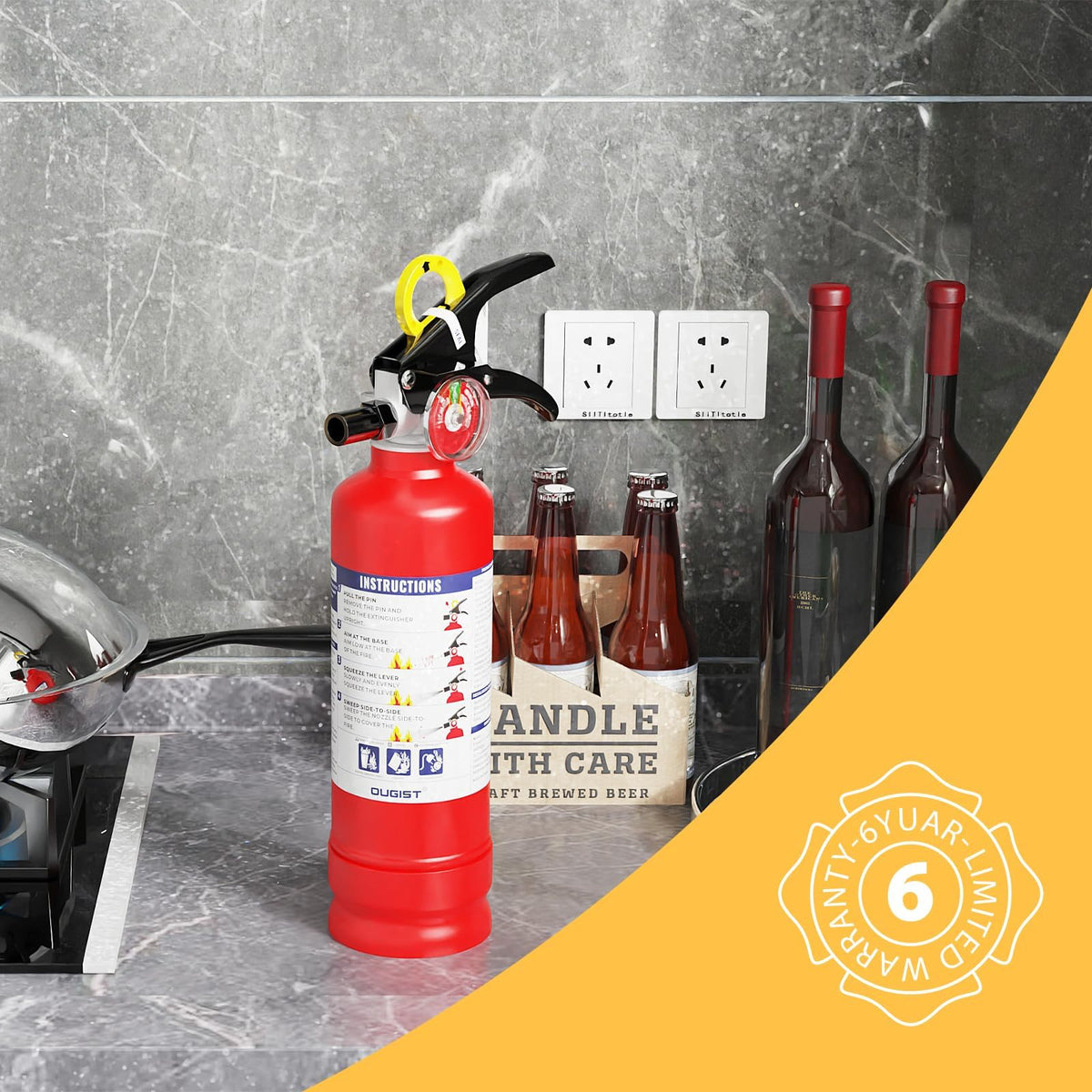 2.5 lb Dry Chemical Fire Extinguisher R2455
