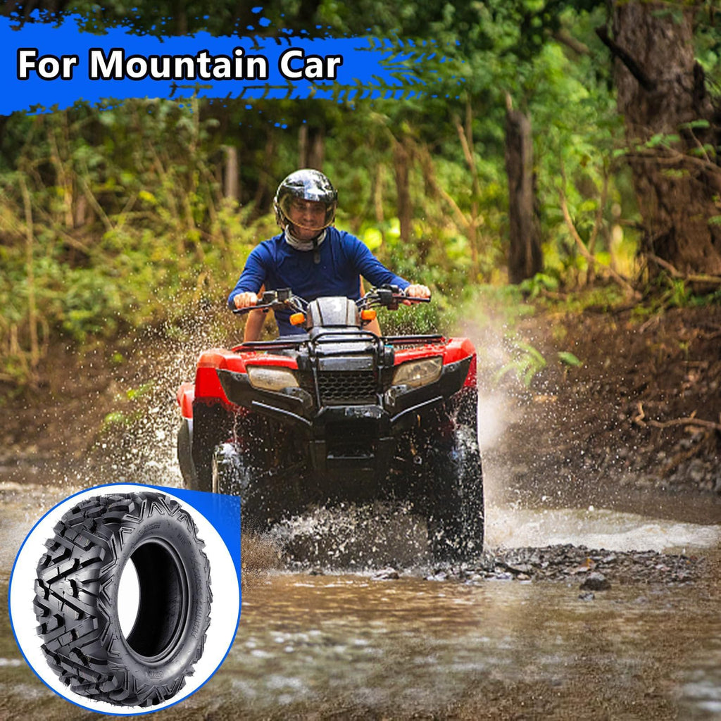 2 Pack 19x7-8 Tubeless All Terrain ATV Tires Z3466