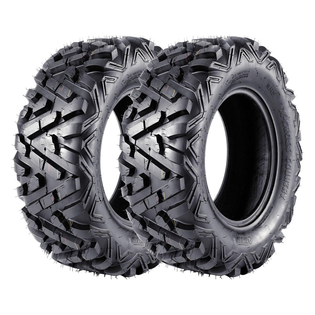 2 Pack 19x7-8 Tubeless All Terrain ATV Tires Z3466