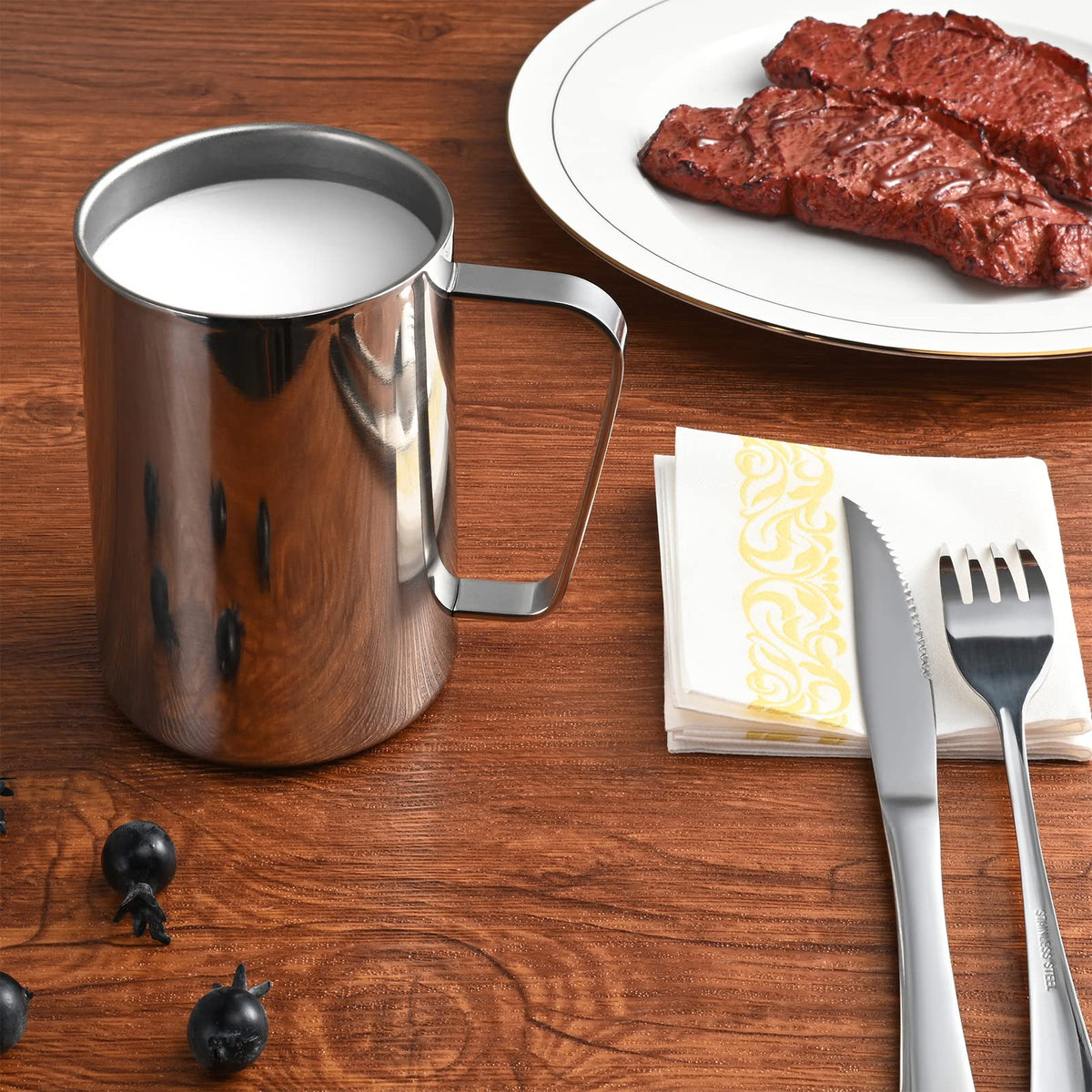 2 Pcs 16.9oz Stainless Steel Double Wall Vacuum Insulated Mug S30502