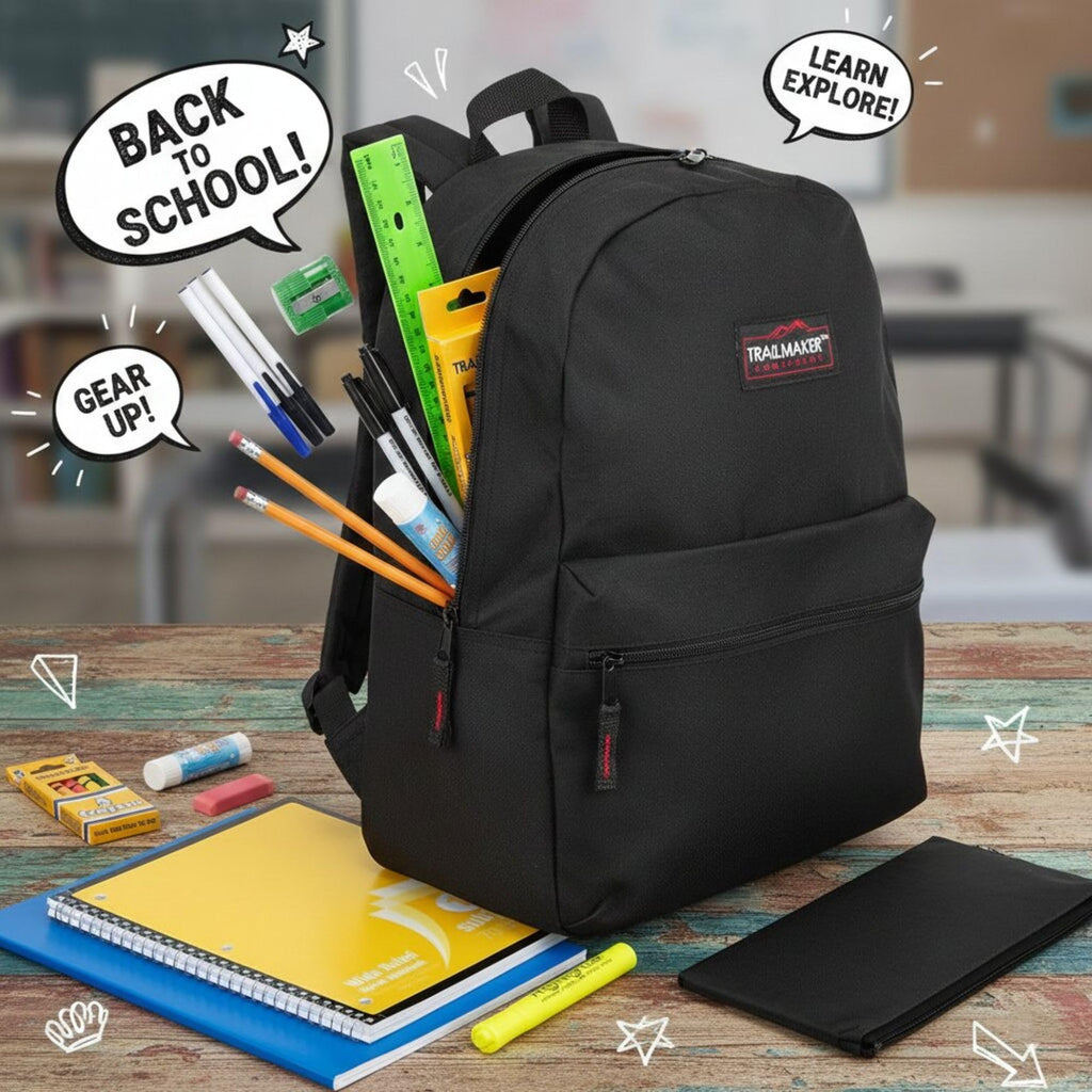 17 inch Backpacks with Adjustable Padded Straps N1016