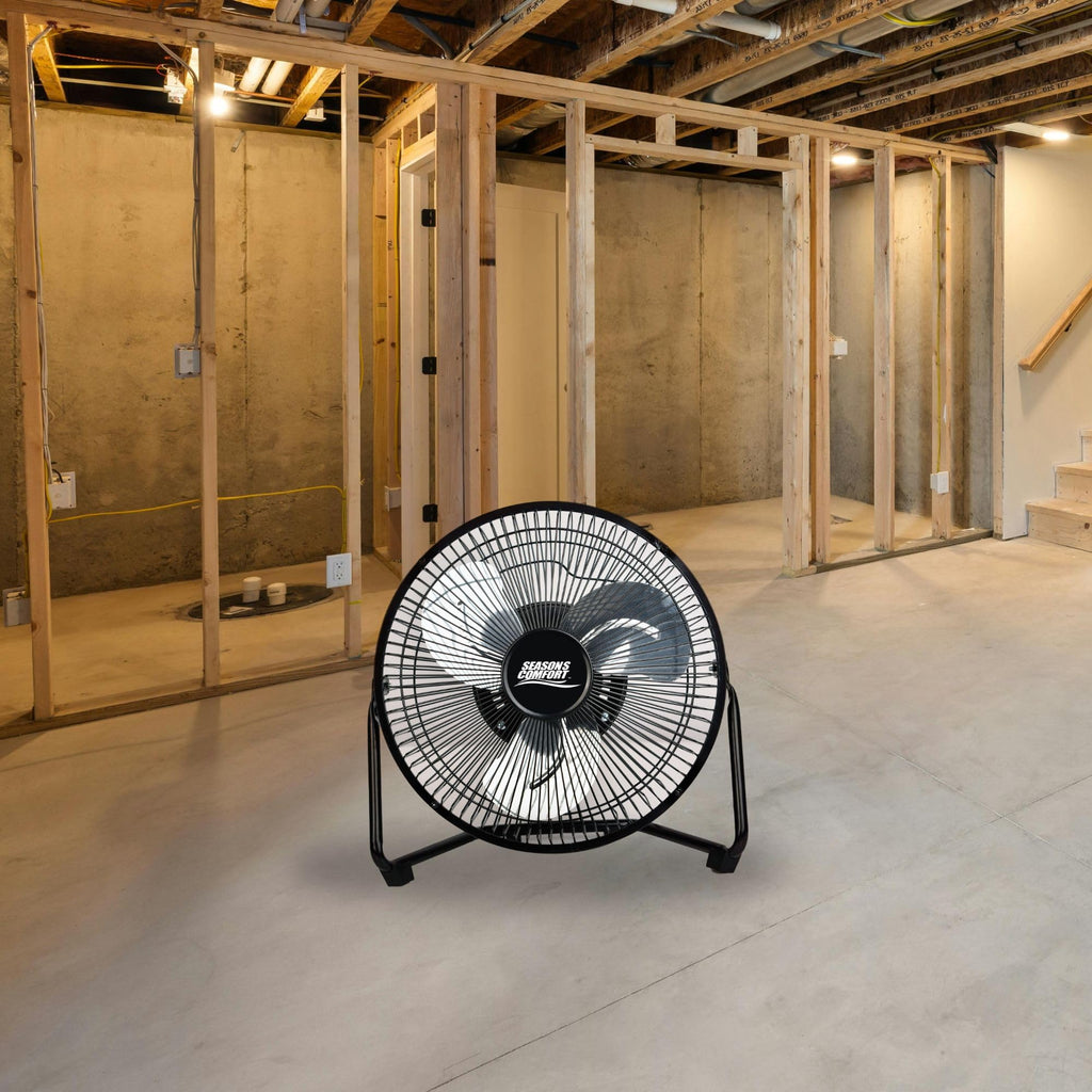 20 Inch 3 Speed Black High Velocity Fan H699