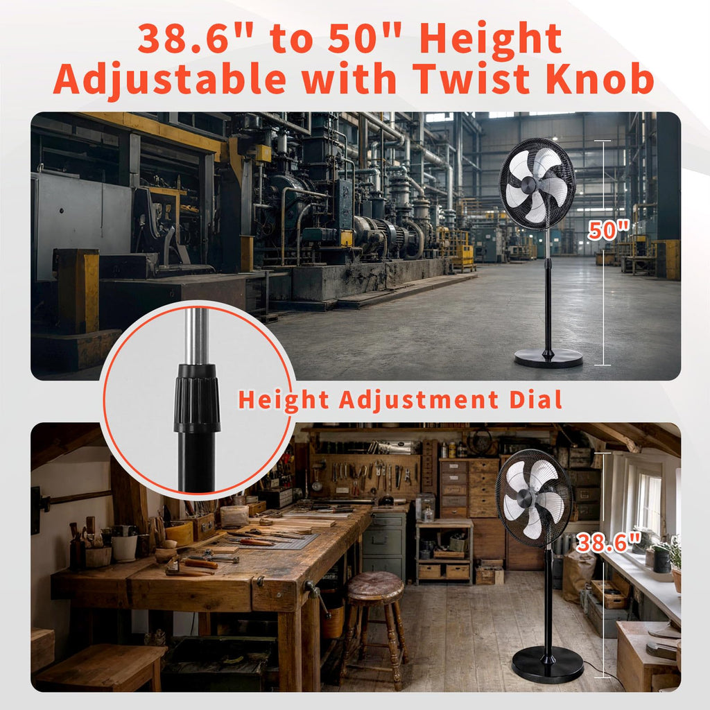 20 Inch Pedestal Fan E8842