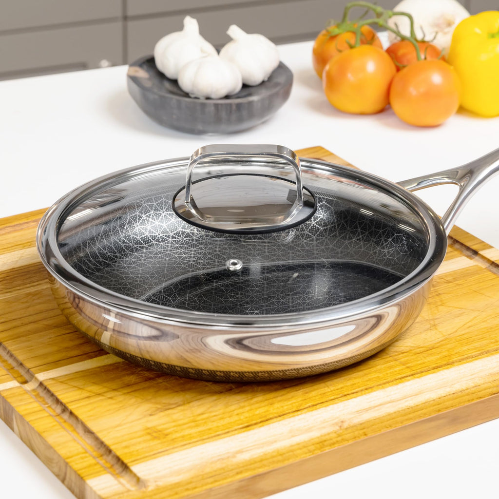10-Inch Tempered Glass Lid with Stay-Cool Handle B243