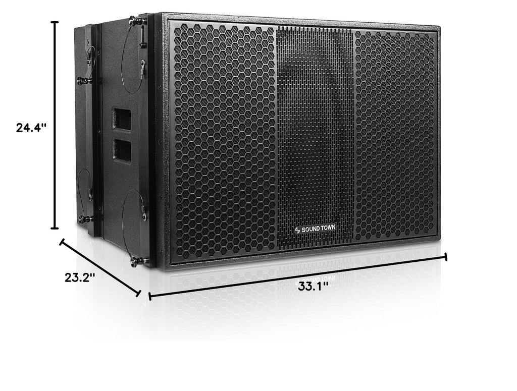 18” 1600W Powered Line Array Subwoofer with DSP U191