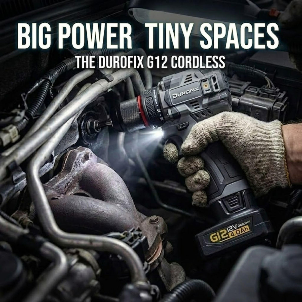 12V Brushless Cordless Combo Kit 1/2" Impact Wrench & 3/8" Hammer Drill V2488