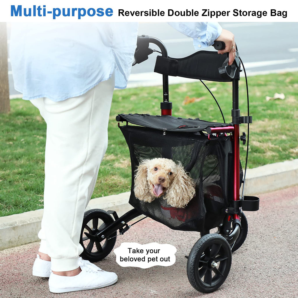 3 Wheel Rollator Walker with Seat V9994