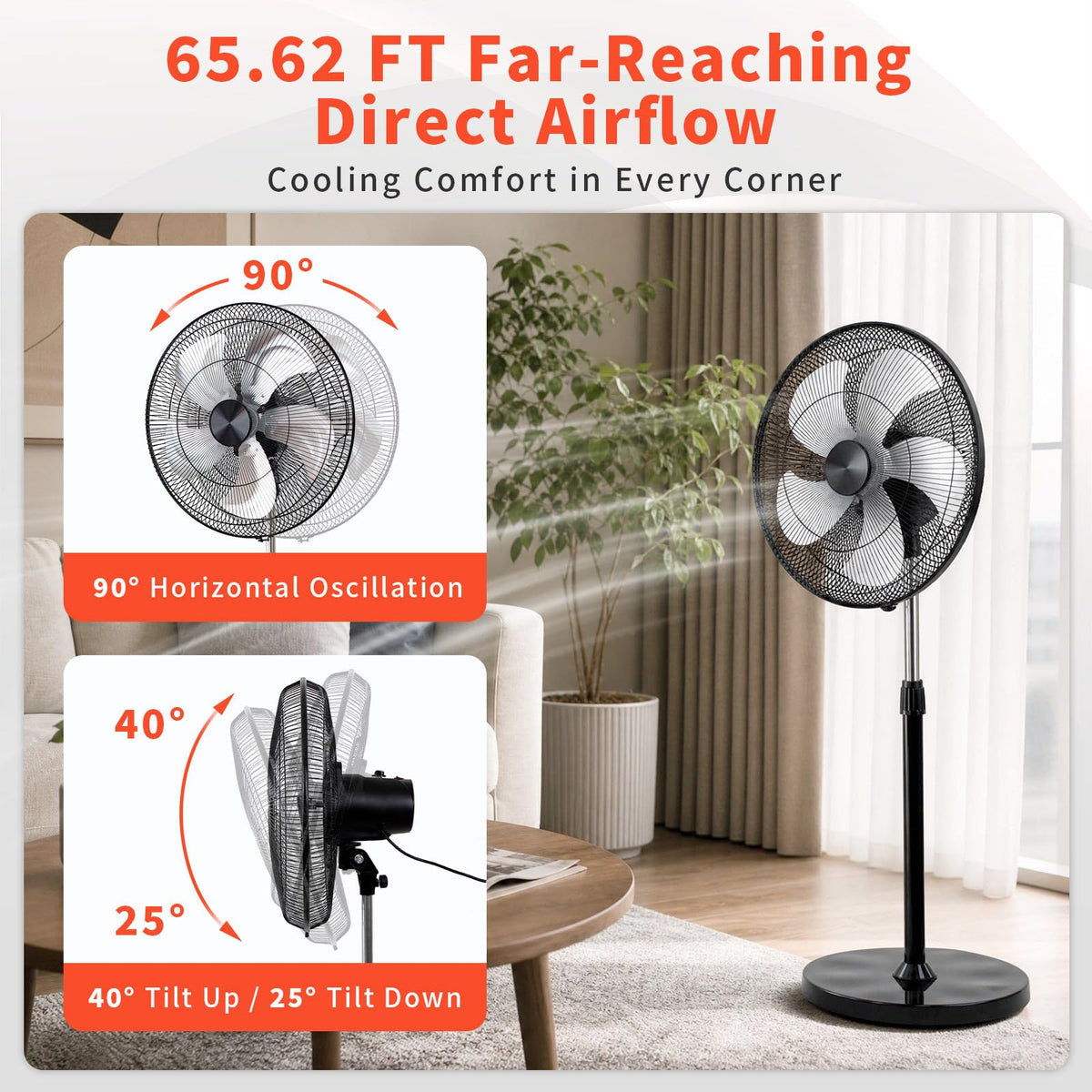 20 Inch Pedestal Fan E8842