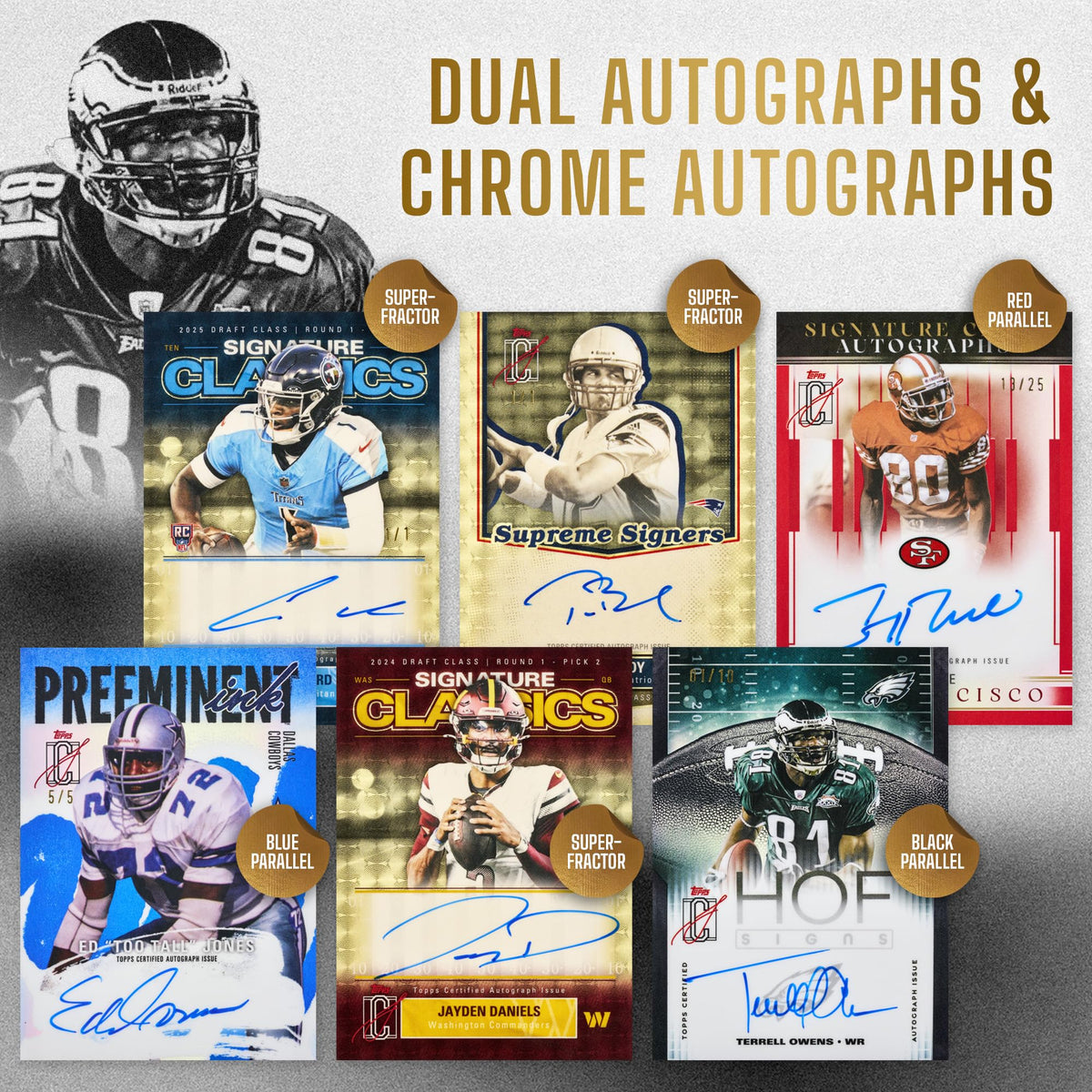 2025 NFL Signature Class Football Mega Box A438573