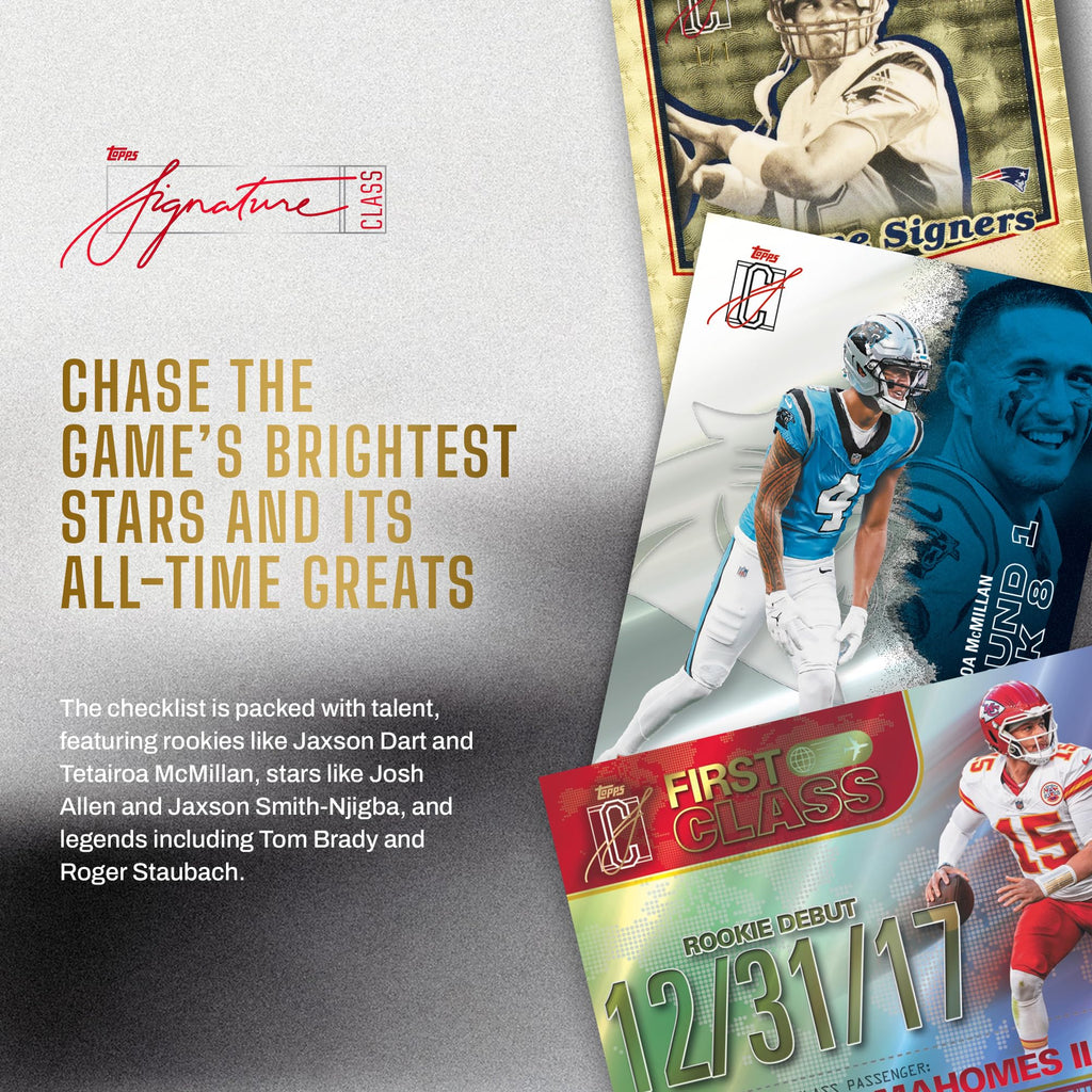 2025 NFL Signature Class Football Mega Box A438573