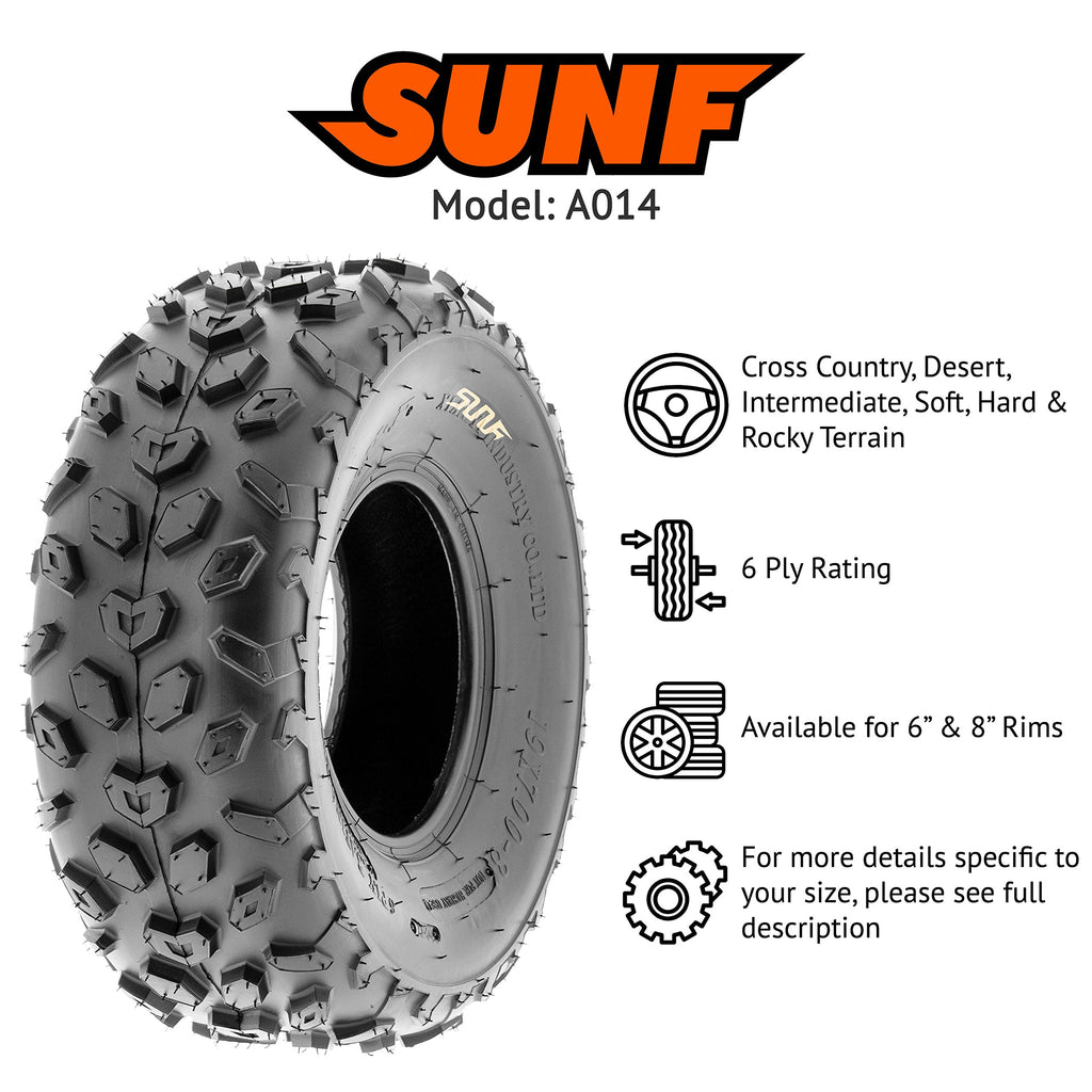 19x7-8 Tubeless 6 Ply Set of 4 Y70372